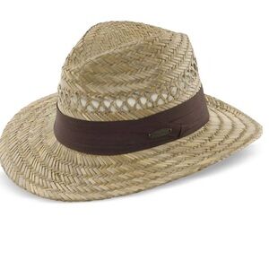 Panama Jack Rush Straw Safari Hat nwt brown small medium